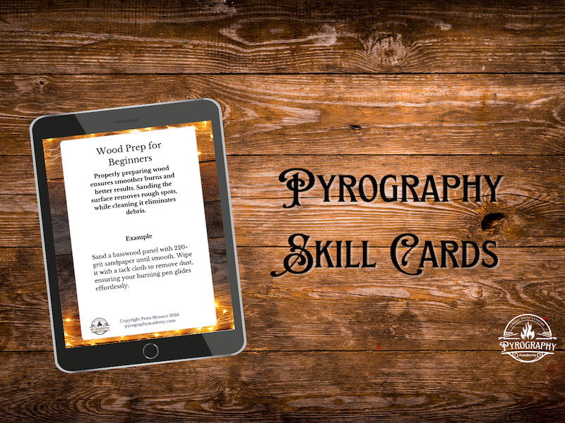 Pyrography Skill Cards