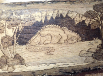 Sleeping Dragon Wood Burning Tutorial for Beginners