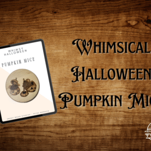 Whimsical Halloween Pumpkin Mice