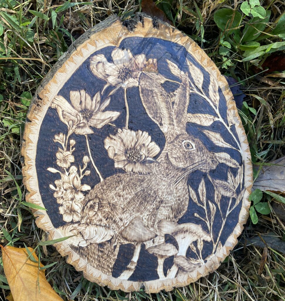 Hare Pyrography